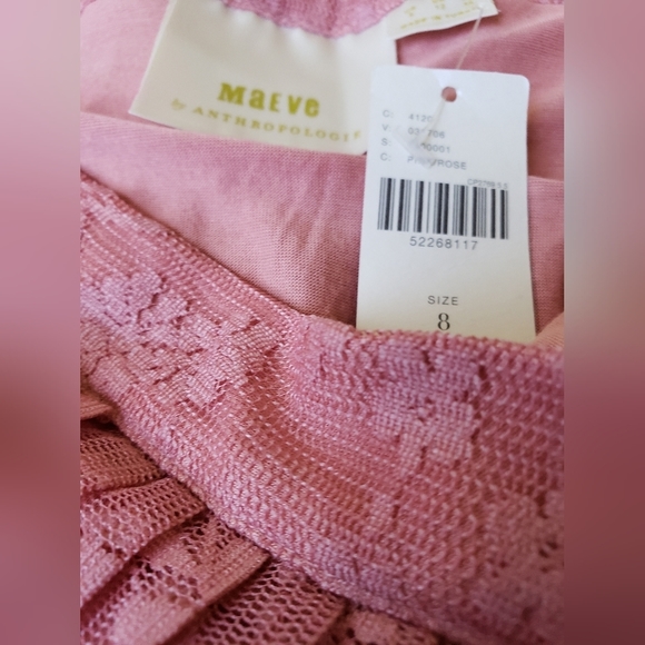 Nwt Anthropologie Maeve Brighton Tiered Lace Ombre Midi Skirt - Picture 13 of 16